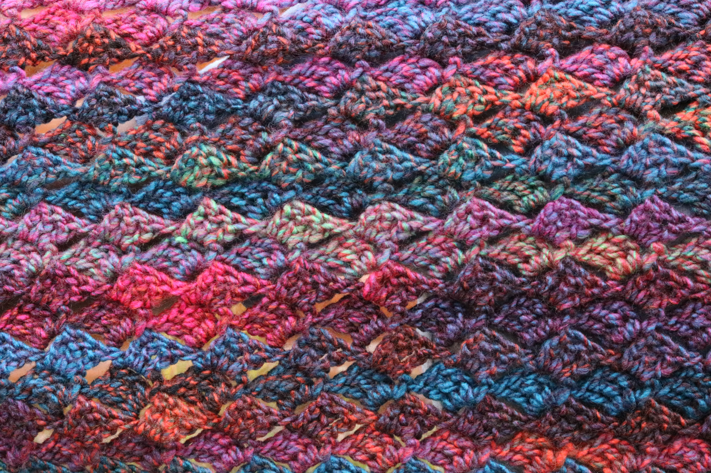Crochet Triangle Shawl (Northern Lights)