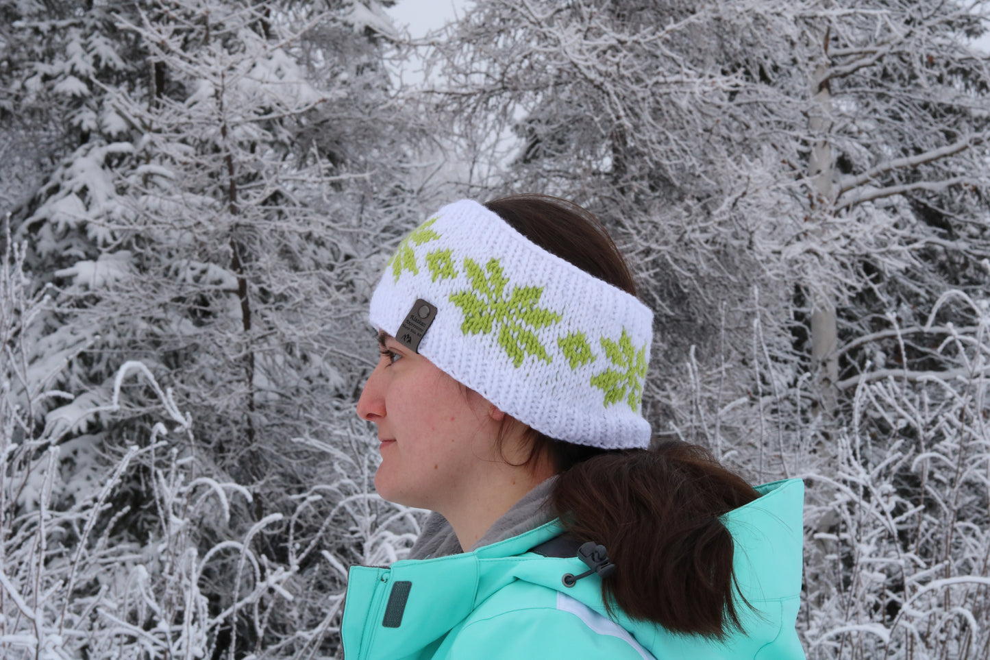Alyeska Snowflake Headband (Green + Multi Color options)