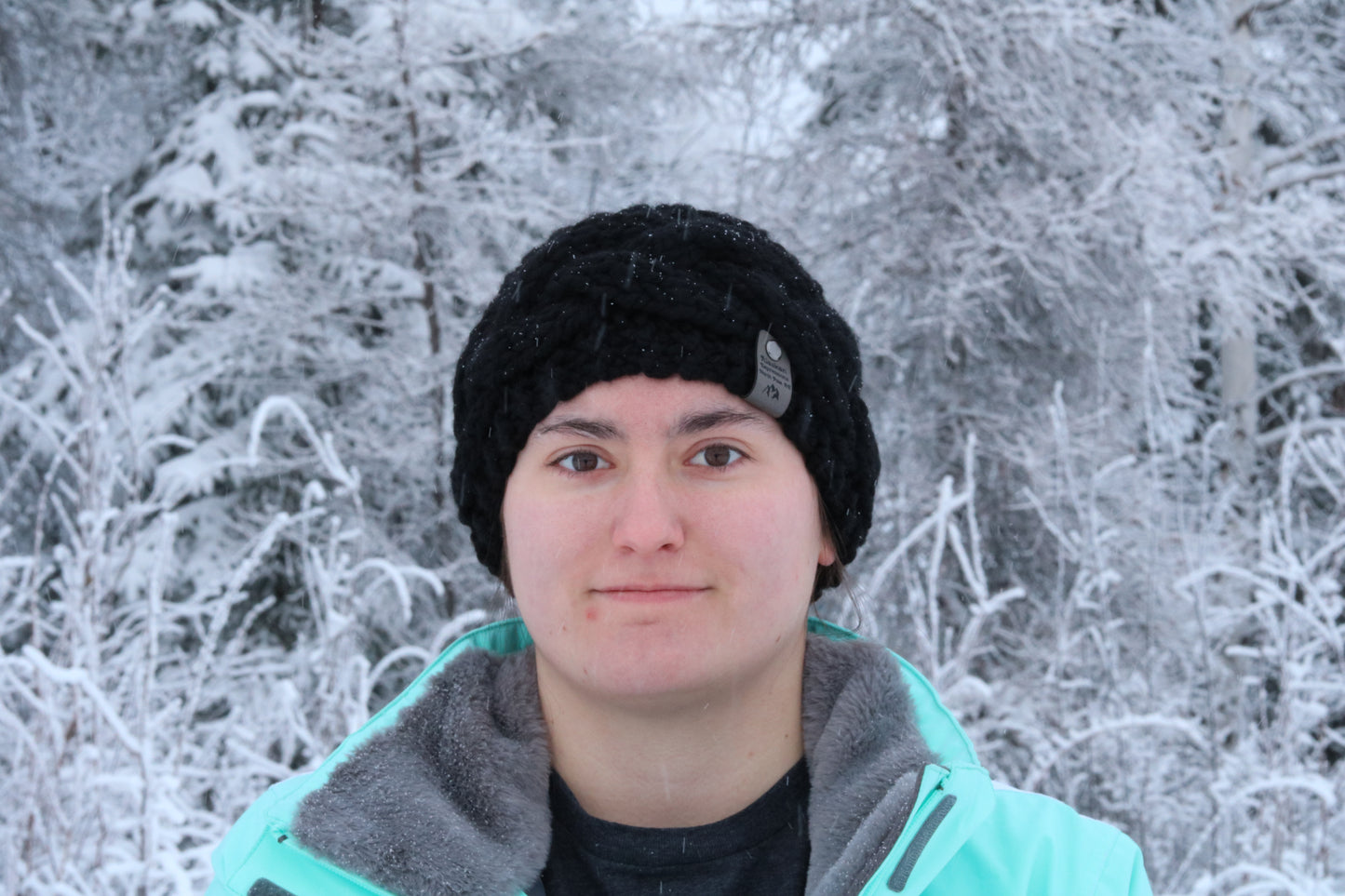 Chunky Knit Braided Cable Headband (Black & Gray options)