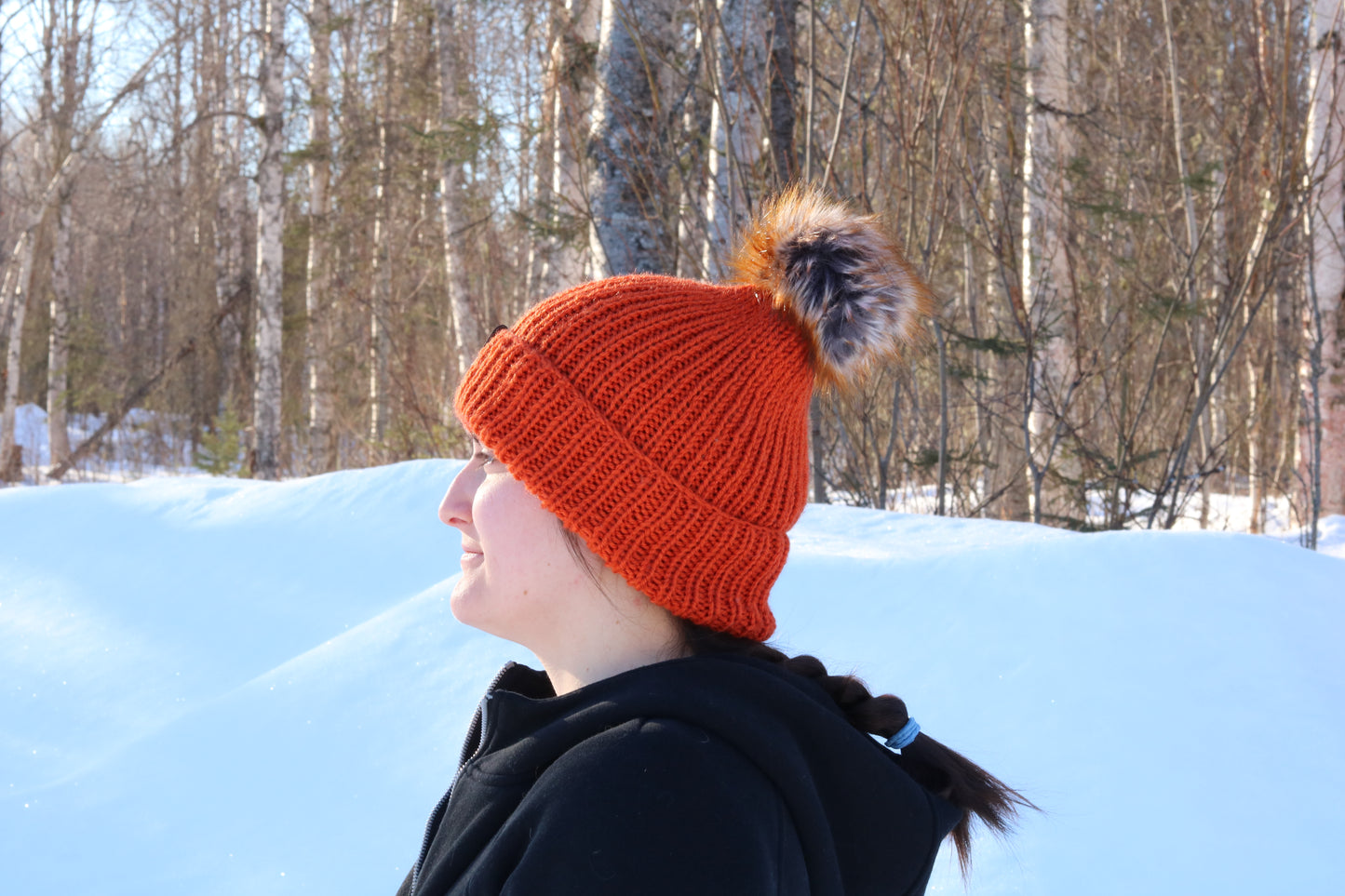 Orange Aspen Hat