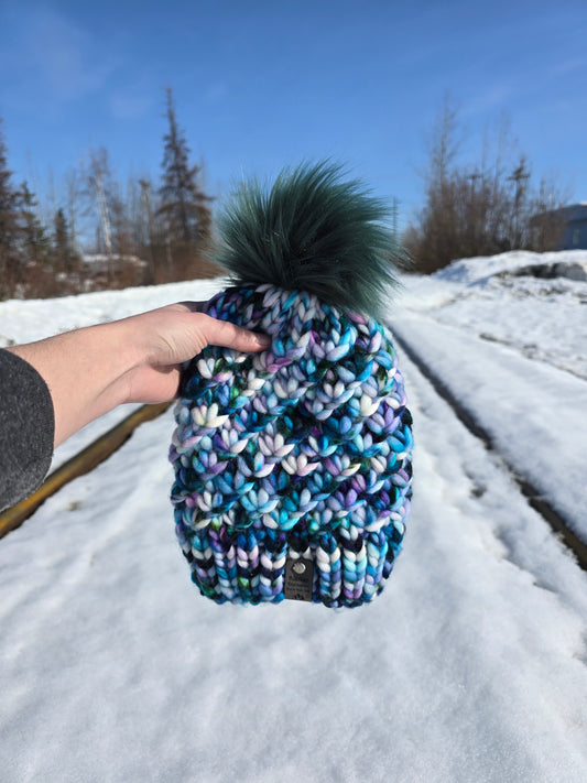 Blue & Purple Crush Hat (Merino Wool)