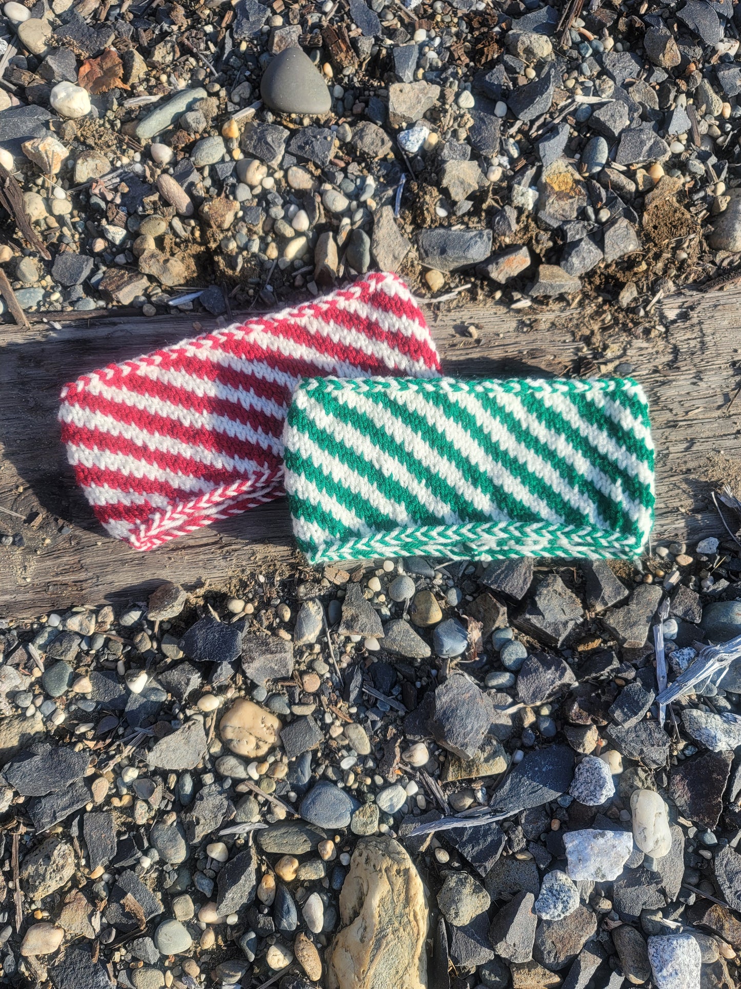 Candy Cane Stripe Headband Knitting Pattern