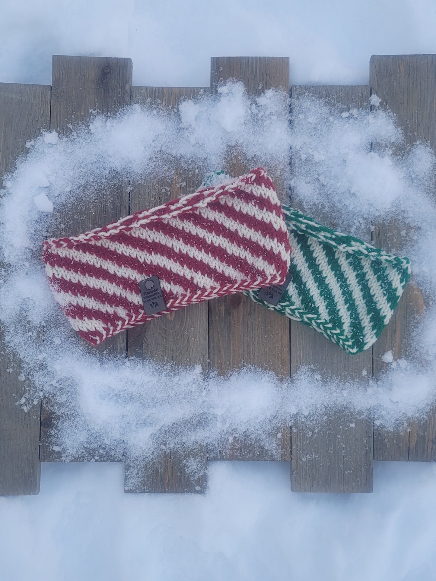 Candy Cane Stripe Headband Knitting Pattern