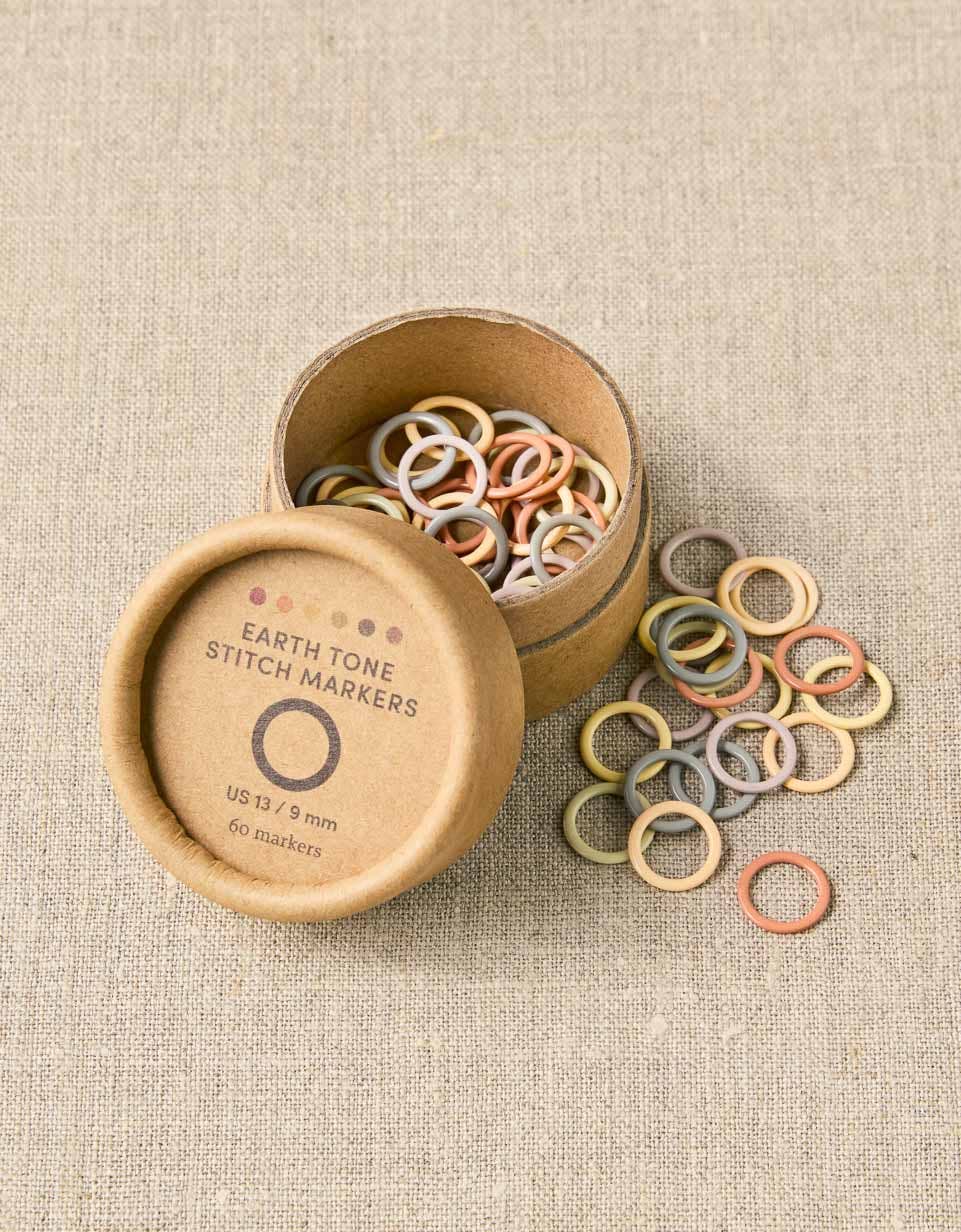 Ring Stitch Markers - Earth Tones Coco Knits