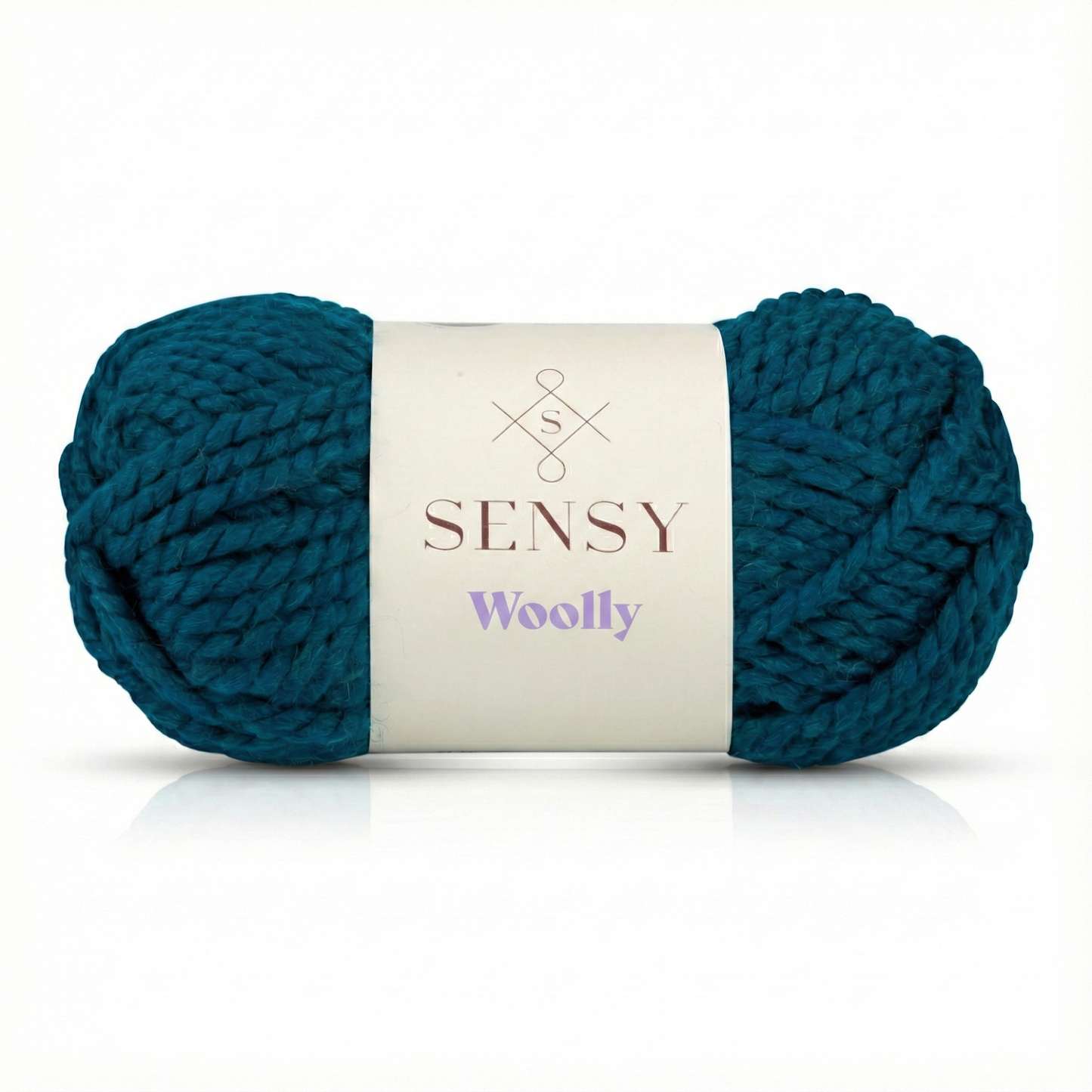 Sensy Woolly Yarn, 3.5 oz, 66 Yards, Gauge 6 Super Bulky: Peacock / 1 Skein