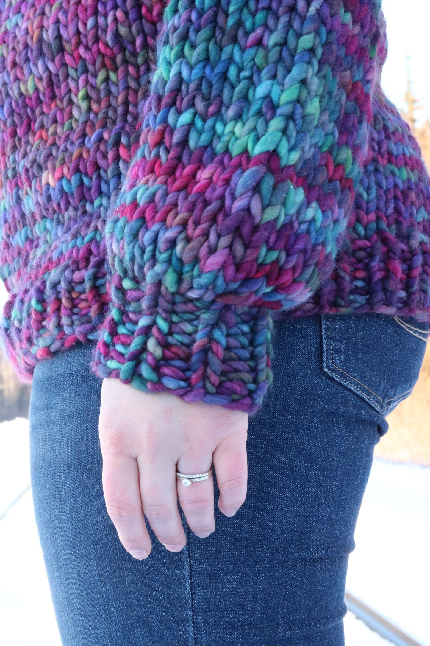 Chunky Knit Merino Wool Sweater