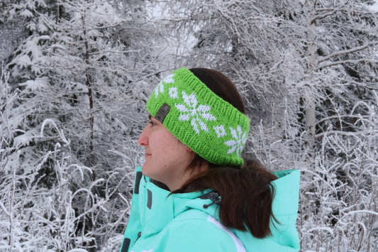 Alyeska Snowflake Headband (Green + Multi Color options)