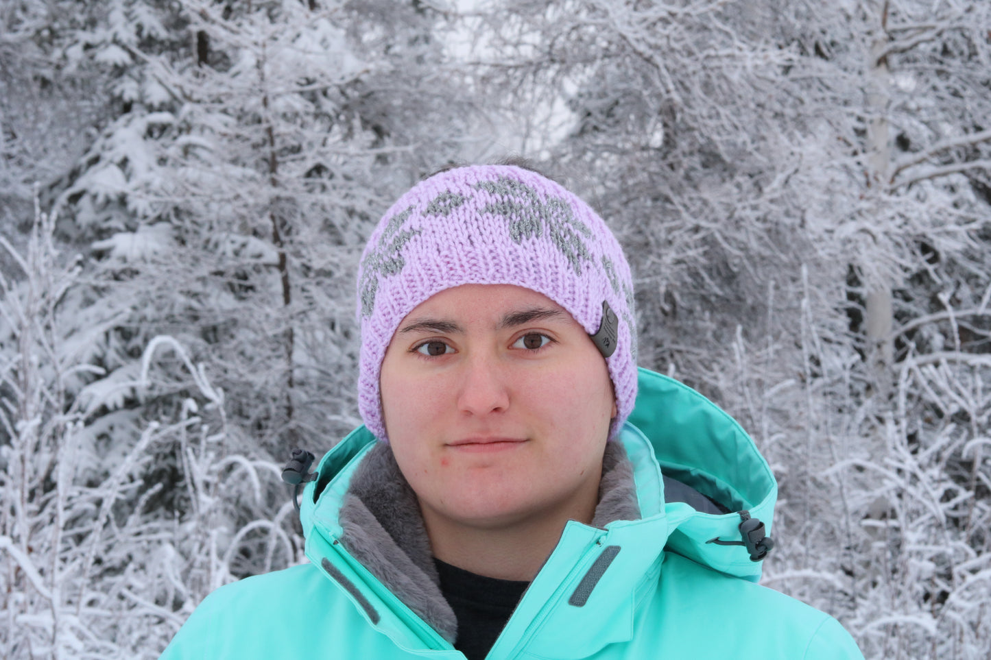 Alyeska Snowflake Headband (Purple & Silver)