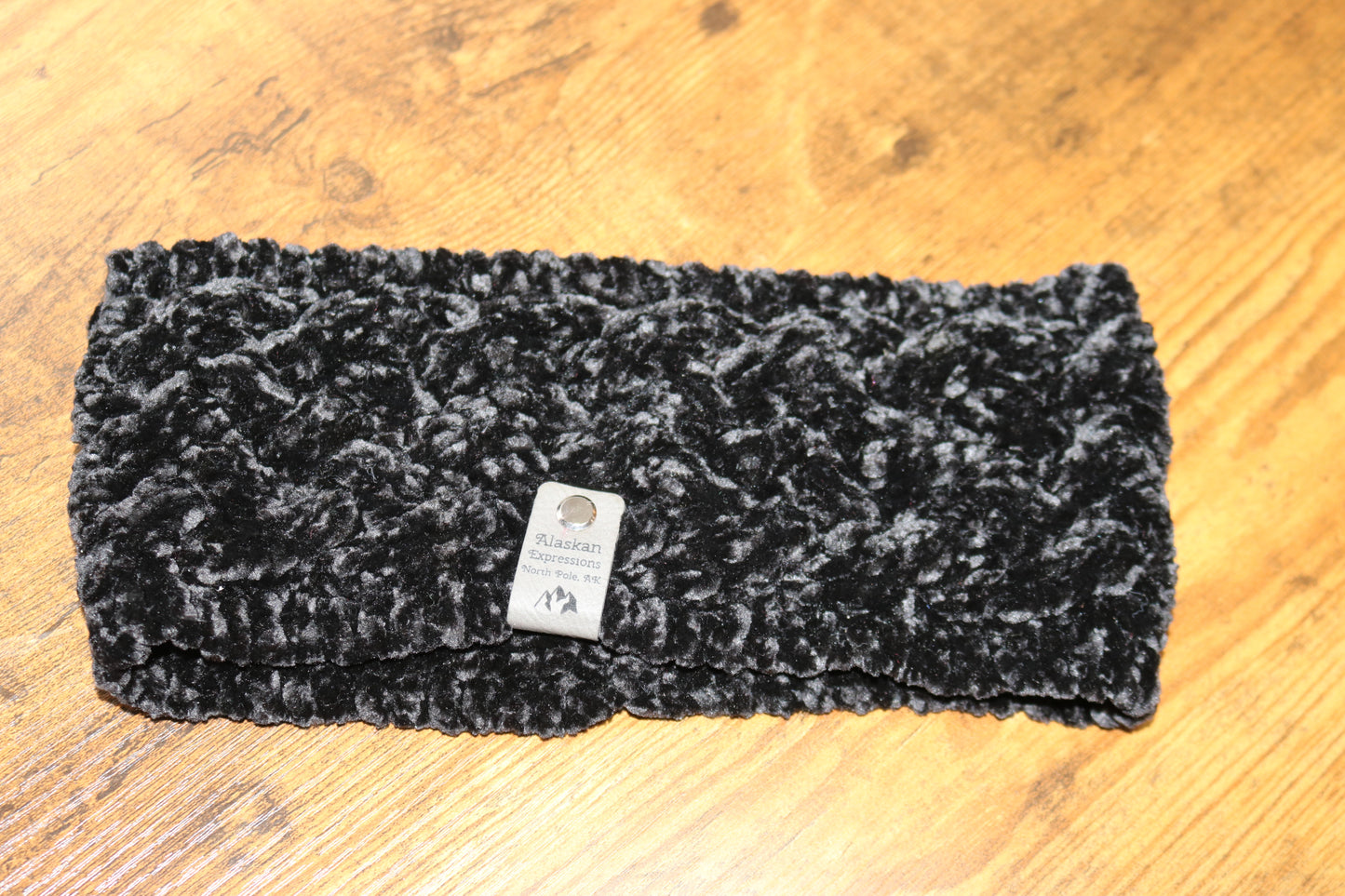 Black Velvet Celtic Braid Headband