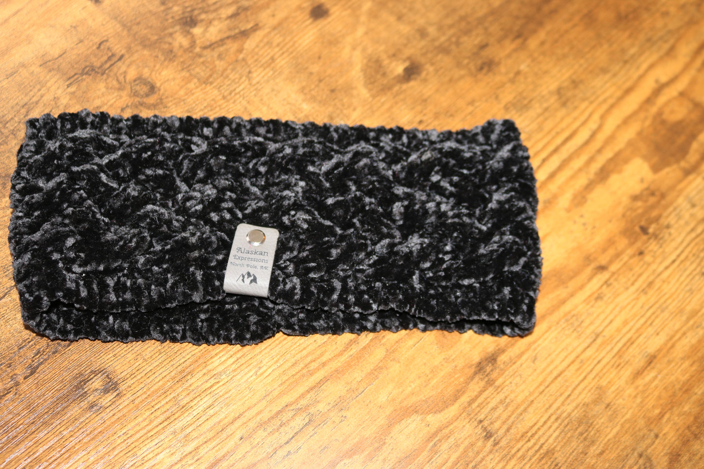 Black Velvet Celtic Braid Headband