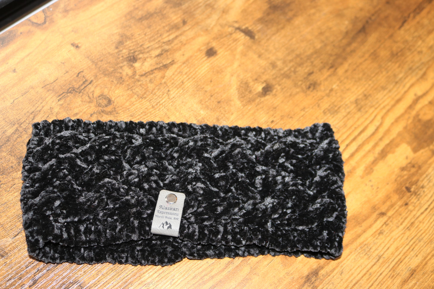 Black Velvet Celtic Braid Headband