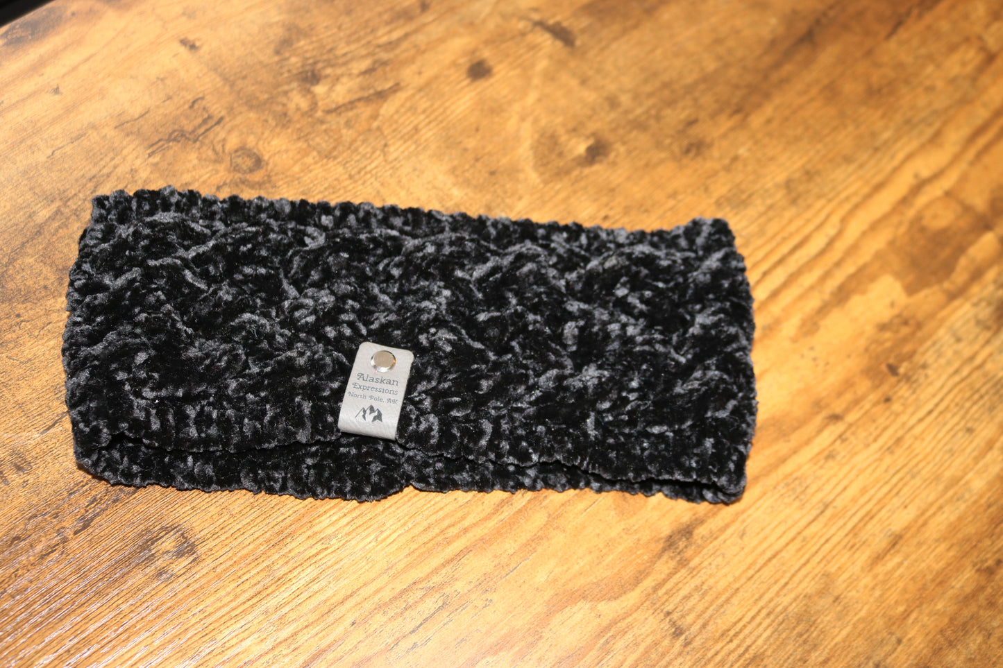 Black Velvet Celtic Braid Headband