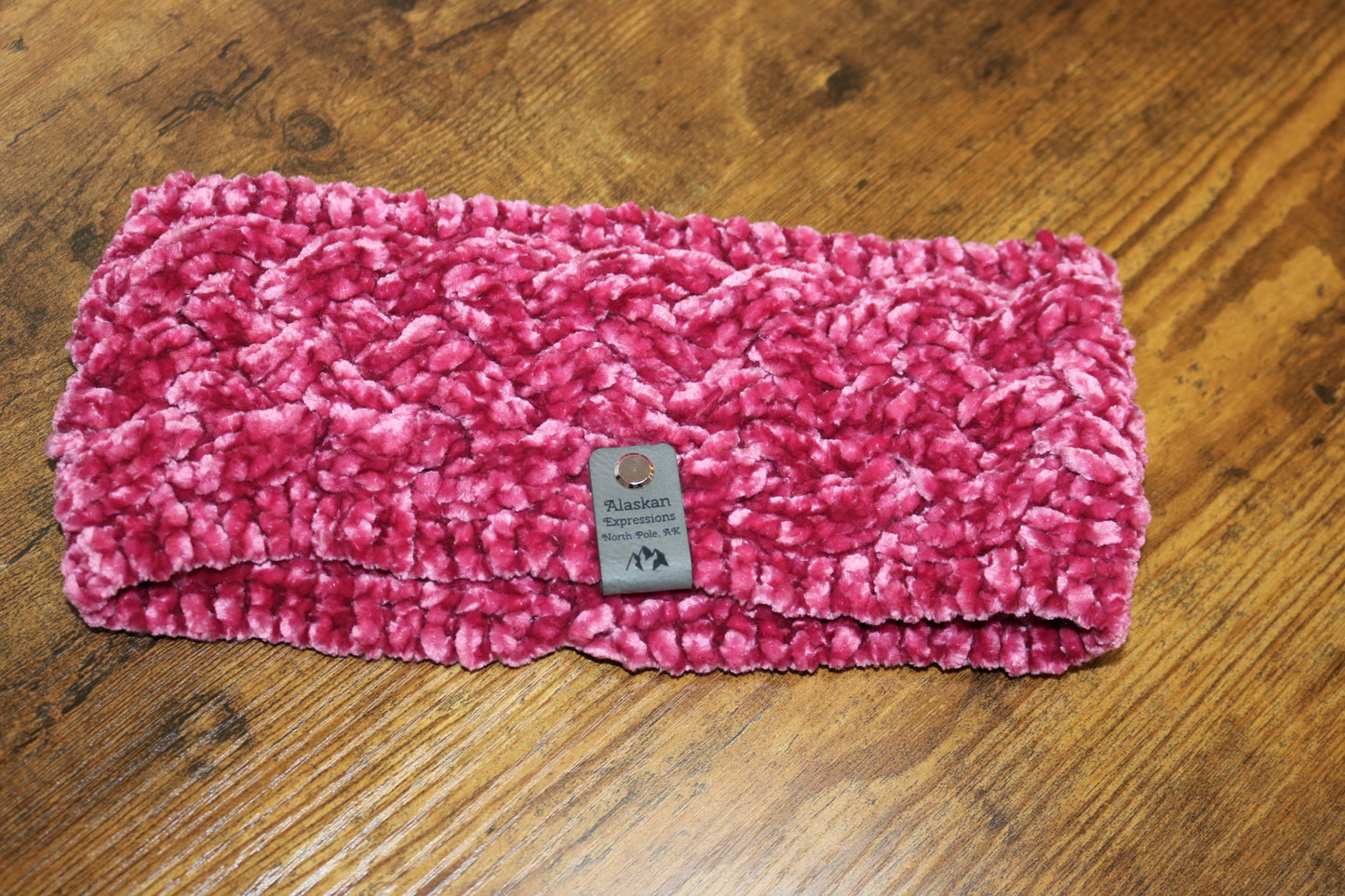 Pink Celtic Braid Headband