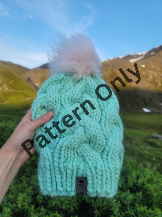 Alaskan Cables Hat Pattern Only