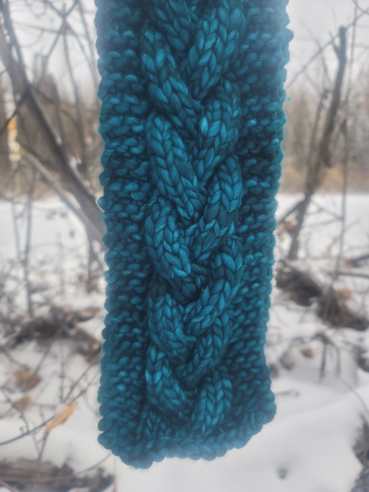 Alaskan Cables Scarf Pattern Only