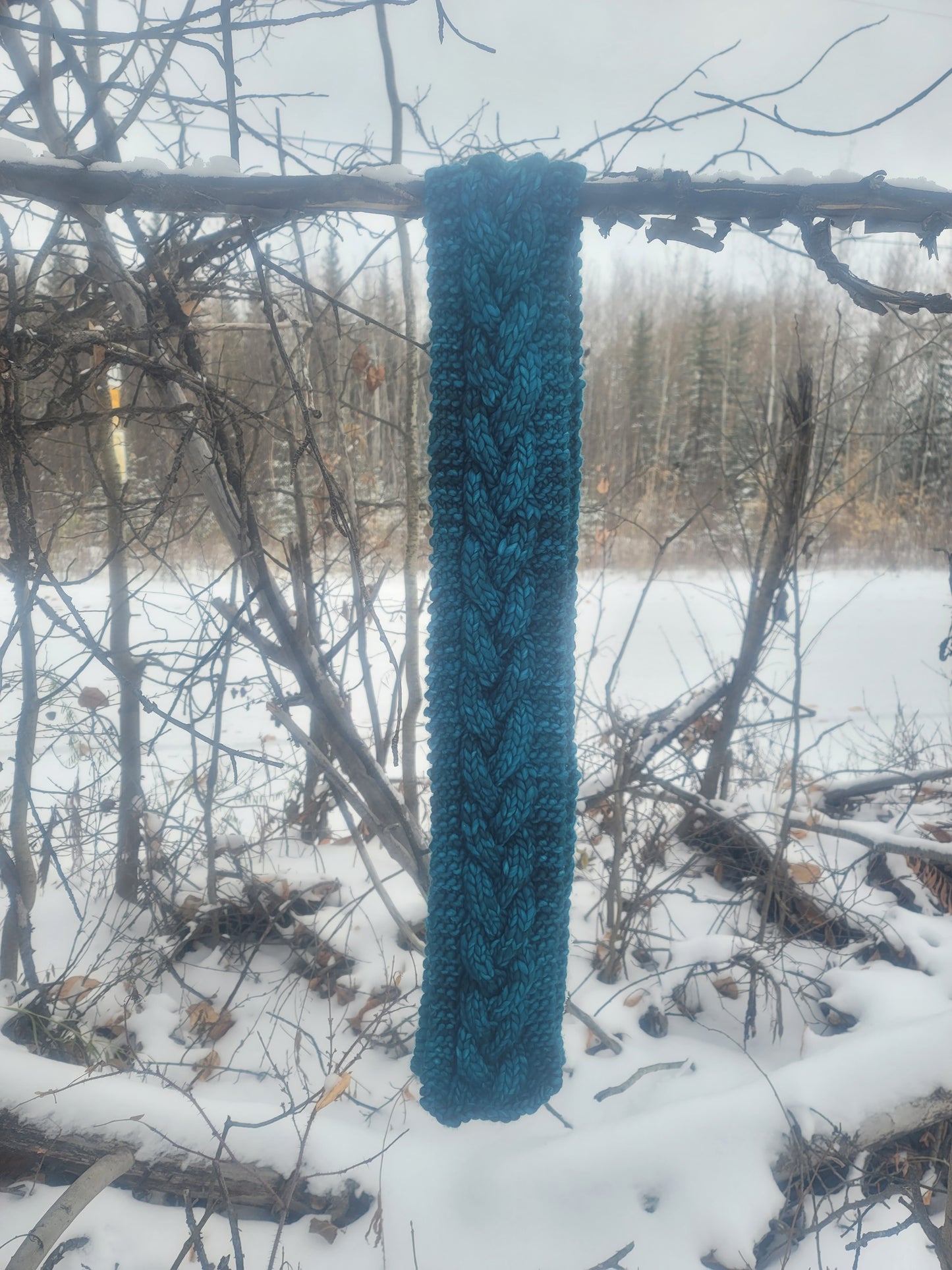 Alaskan Cables Scarf Pattern Only