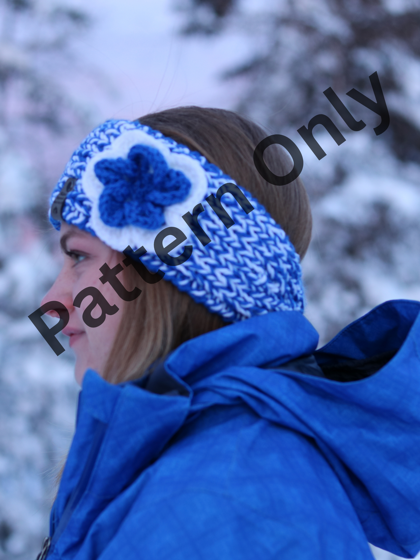 Alaska Rose Headband (Chunky Version) Pattern Only