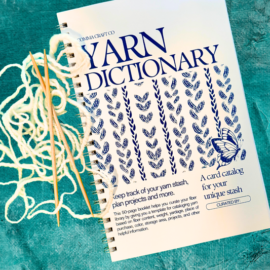 Yarn Dictionary - Customizable Journal Notebook for Knitting