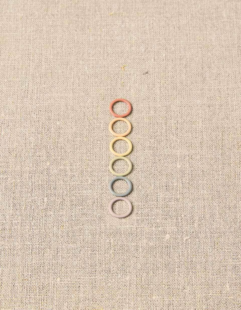 Ring Stitch Markers - Earth Tones Coco Knits
