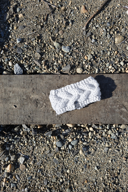 Alaskan Cables Headband- Hand Knit Made to Order