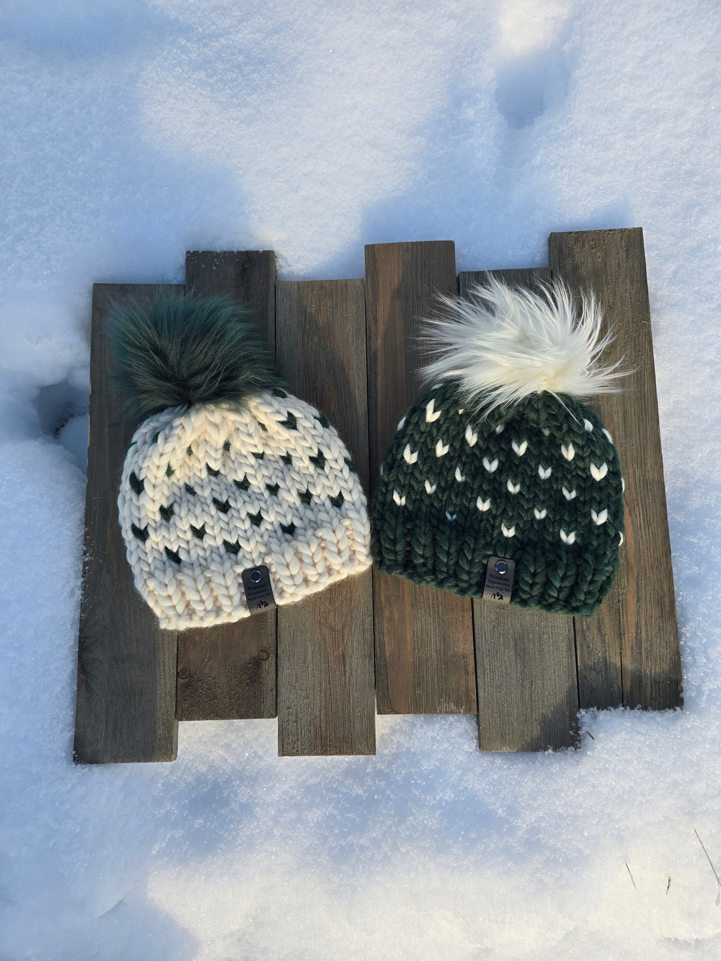 Fair Isle Chunky Knit Toddler Hat