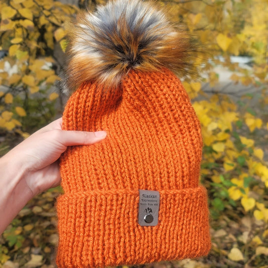 Orange Aspen Hat